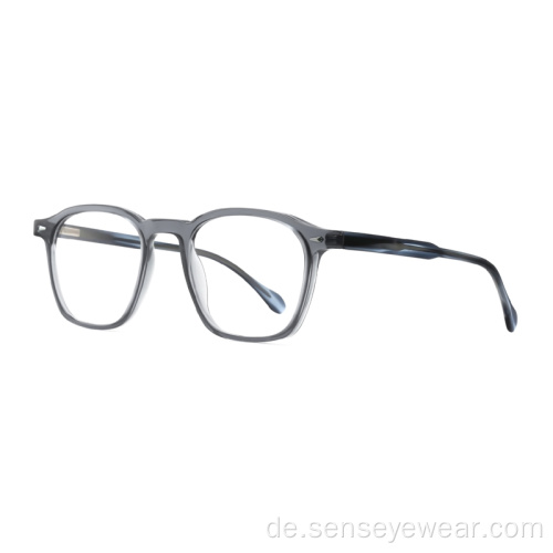 Vintage Square Eco Acetat Optische Rahme Optische Brillen